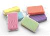 colorful bath cleaning sponge with cover