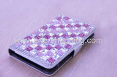 for iphone 5 shiny grid diamond pattern case