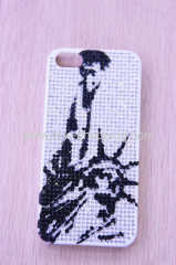 for iphone 5 Statue of Liberty diamond pattern case