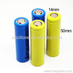 high quality AC3.7v 14500 800mAh li ion battery rechargeable on sale