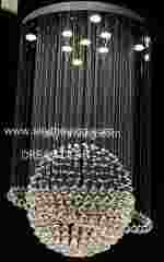 crystal chandelier light, modern pendant lamp