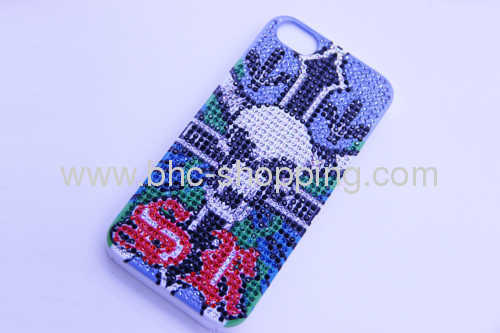 weird human skeleton diamond pattern cases for iphone 5