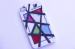 colorful grid pattern diamond cover for iphone 5