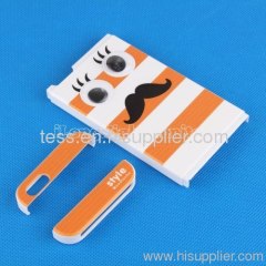 Moustache Style Hard Plastic Back Cover Separable Case Protective for iPhone 5
