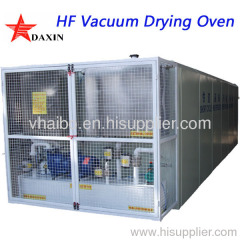High frequency vacuum wood dryer