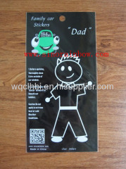 Custom personalized Family Car Sticker -- Dad