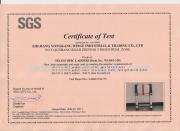 SGS Certificate of  Telescopic Ladders