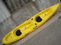 double sit on top kayak with PE material