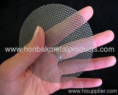 Stainless steel mesh round filter 304/316