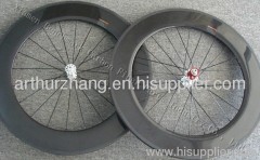 88mm Carbon Wheels Road Bike 700C bicycle wheel set Clincher