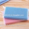 blue and pink cleaning sponge