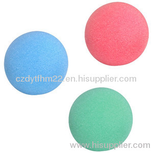 round and colorful foam sponge balls