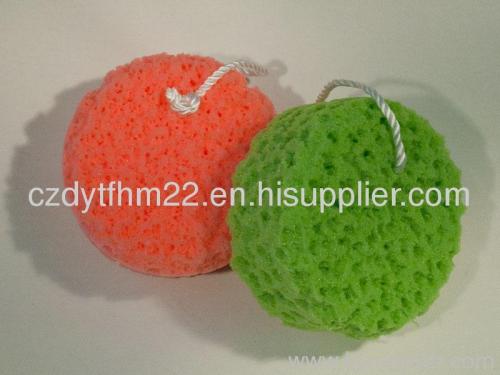 colorful and wonderful bath cleaning sponge