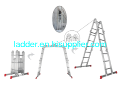 multifunctional ladder aluminum ladder foldable ladder multipurpose ladder 16rungs 4.86m 15.94feet