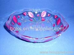 round flexible Plastic Fruit Plates