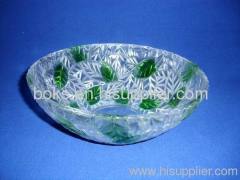 fashion round Plastic Fruit Plate