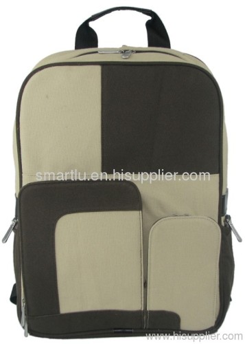 Smart canvas backpack school bag shoulders bag fashion
