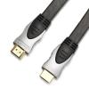 Flat HDMI Cable A Type Male to A Type Male With U-Silver ZN Metal Shell