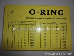 NBR O RING KITS BOX