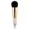 Mineral Goat Hair Blush Brush with Pearl white handle