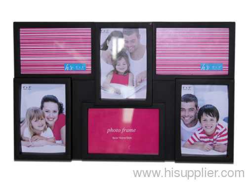Plastic Injection Photo Frame, 4X6-3&6X4-3 opening,meansures45.5X29X2.7CM