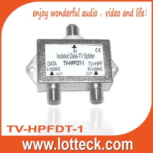 CE Approved Isolated Data-TV splitter