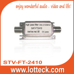 Low insertion loss high pass filter