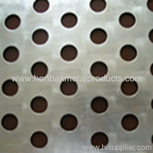 Stainless steel Perforated Metal Sheet round hole