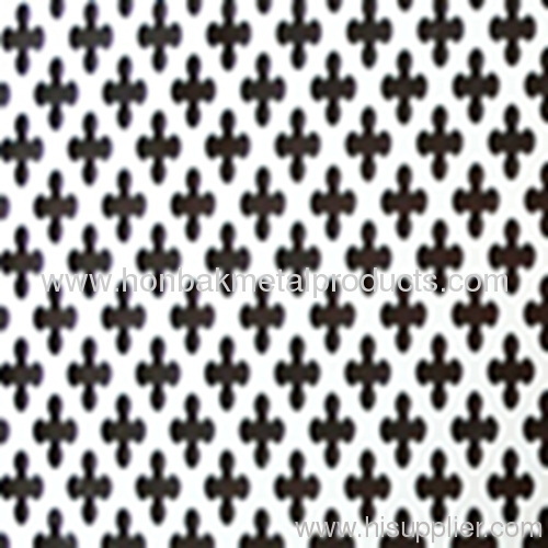 Perforated punching steel pannel