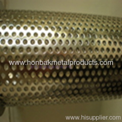 Perforated punching steel plate