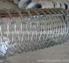 concertina razor wire coil