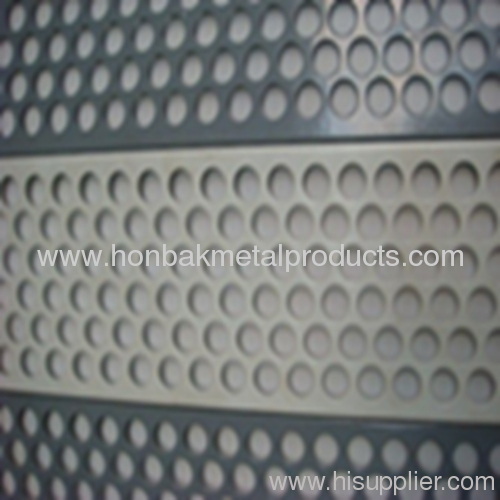 Perforated punching alloy plate sheet