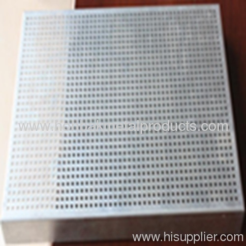 Perforated punching decoration sheet