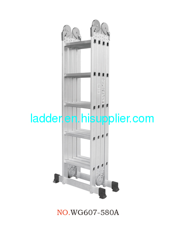 multiple ladder multipurpose ladder multifunctional ladder aluminium foldable ladder 4X5steps 5.8m 20rungs 19.03feet