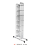 multipurpose ladder big hinges multifunctional ladder aluminum foldable ladder multiposition ladder 28rungs 26.57feet
