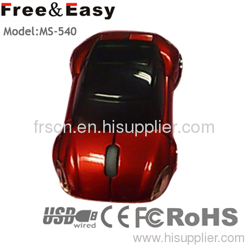 Shining red BMW 3d usb driver mini car mouse