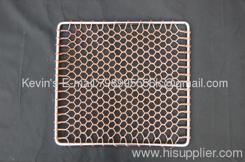 copper grill topper BBQgrill netting