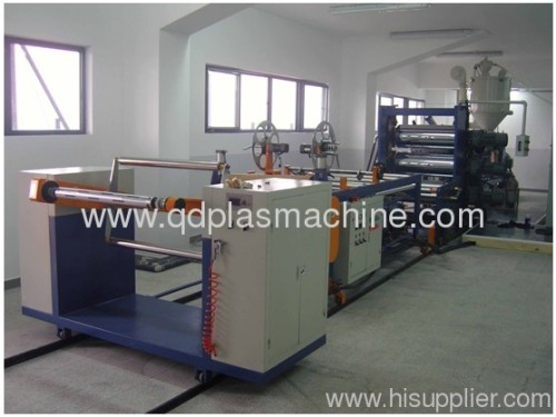 PE plastic sheet plate extruding machine