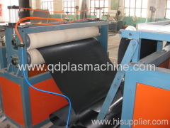 PE plastic sheet plate extruding machine