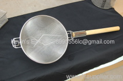 Tinned wire strengthen mesh strainer