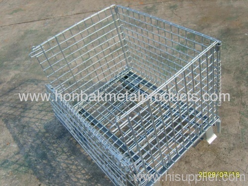 metal storage cage warehouse metal storage folding cage