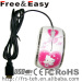 MOQ 3000 pcs any pictures can be printed OEM wired 3D mouse