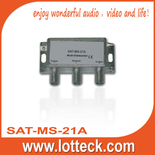 SAT-MS-21A LOTTECK metal 2 ×1 multiSwitch