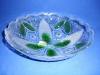 Plastic Transparent fancy dish Plate & Trays