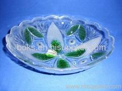 Plastic Transparent fancy dish Plate & Trays