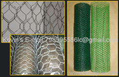 Galvanized hexagonal wire mesh/ PVC coated