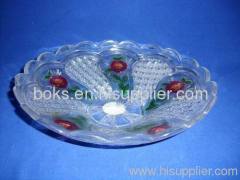 elegant Transparent Plastic Fruit Plate & Trays