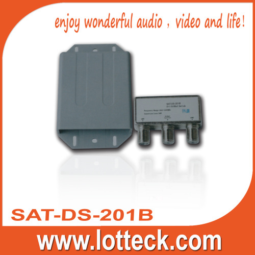 2 in 1 DiSEqC switch for satellite receiver