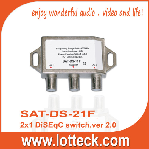 Metal LOTTECK 2 in1 1DISEqC Switch