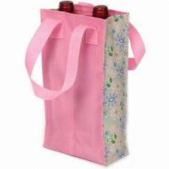 High quality non woven shopping wine bag